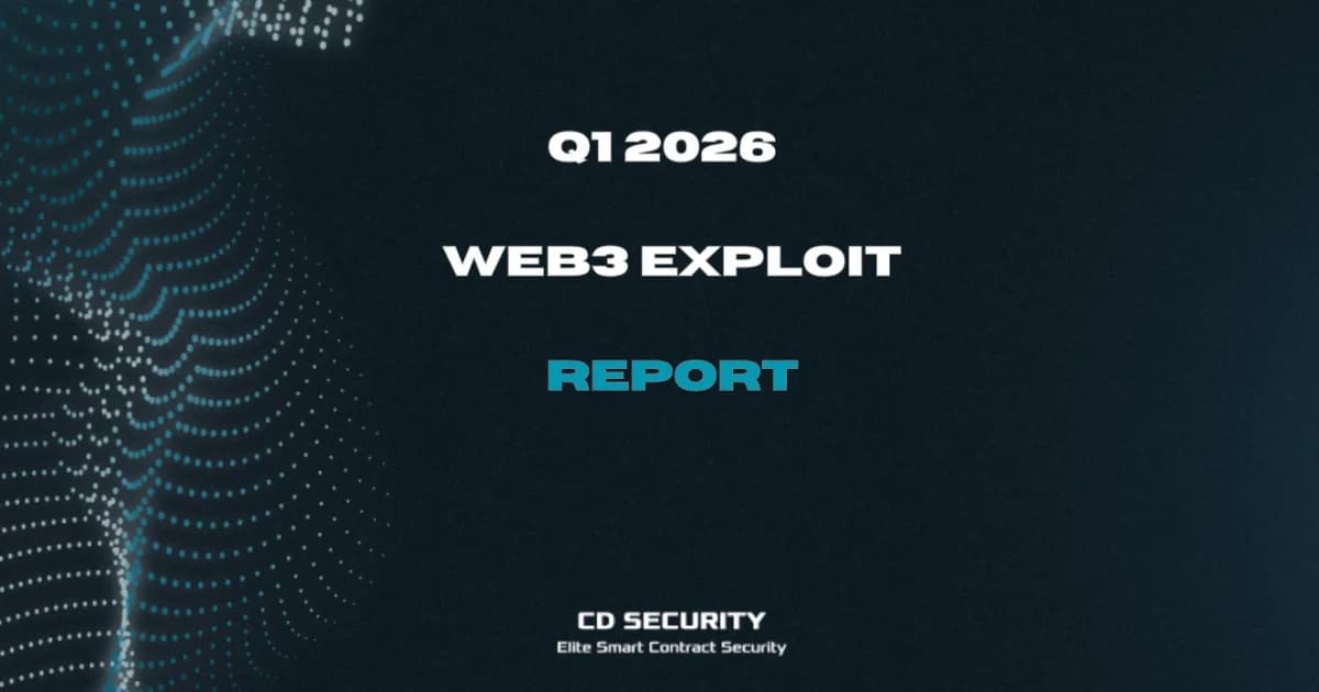 Q1 2026 Web3 Exploit Report